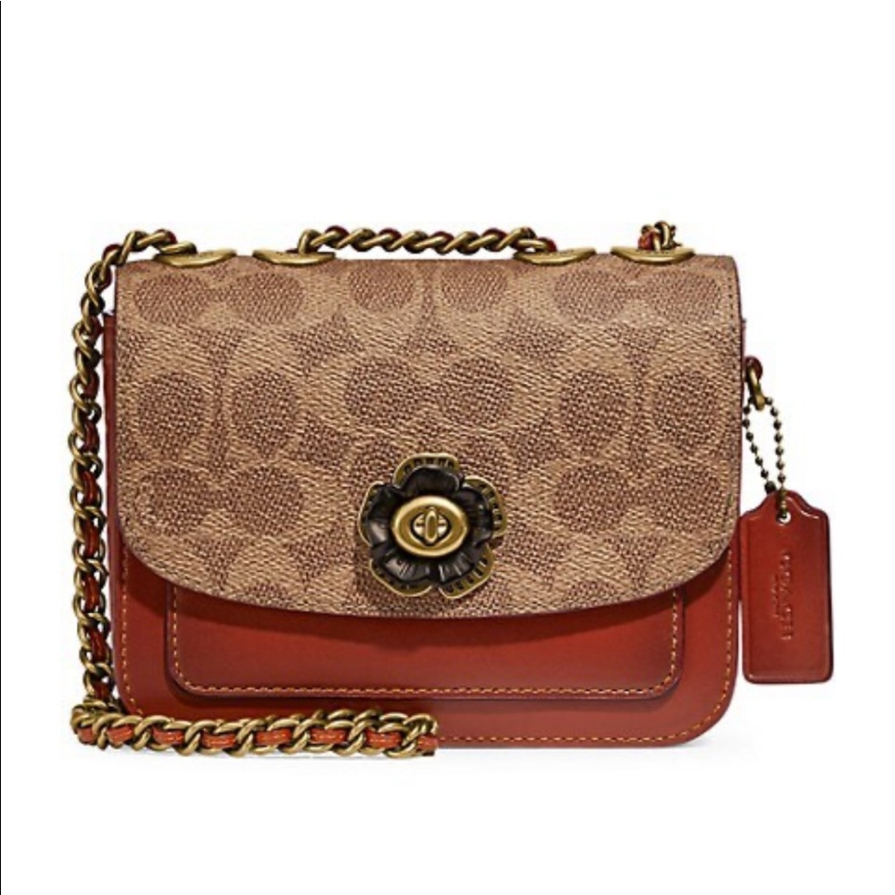 SOLD Coach Madison 16 Signature Coated Canvas Shoulder Bag